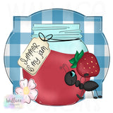 WHD Summer Is My Jam Ant Mason Jar
