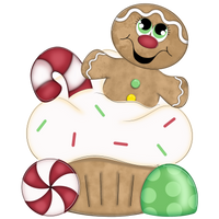 WHD Sweet Christmas Time Cupcake