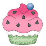 WHD Sweet Summertime Watermelon Cupcake