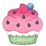 WHD Sweet Summertime Watermelon Cupcake