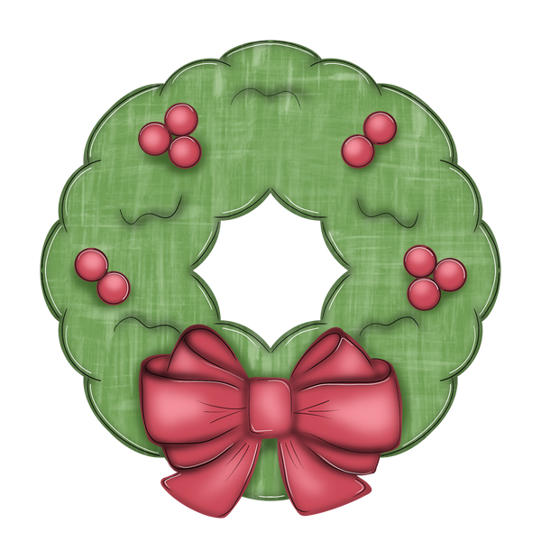 WHD Topped with a Bow Christmas Wreath