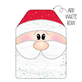 WHD Topped with a Bow Santa Tag