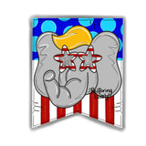 RLY Elephant Plaque