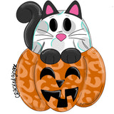 CRG Ghost Cat in Pumpkin