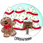 CRG Gingerbread Christmas Tree Farm Plaque