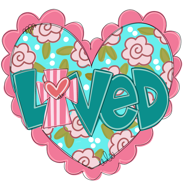 ASH Cross Loved Heart