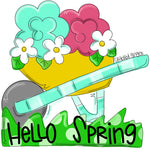 CRG Hello Spring Wheelbarrow