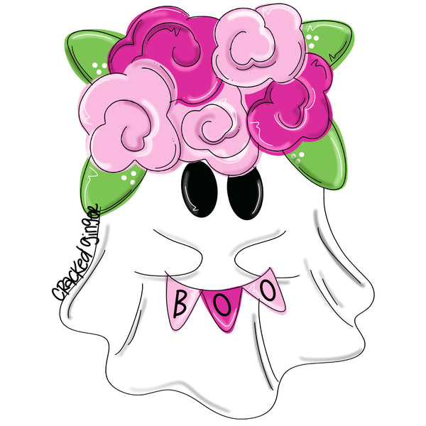 CRG Floral Boo Ghost