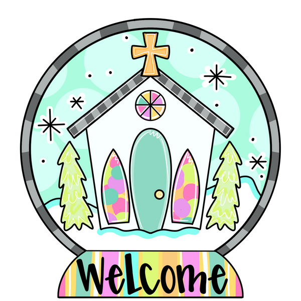 ASH Welcome Church Snowglobe