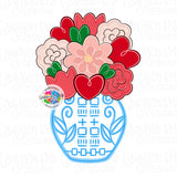 GMD Vday Chino Vase Bouquet