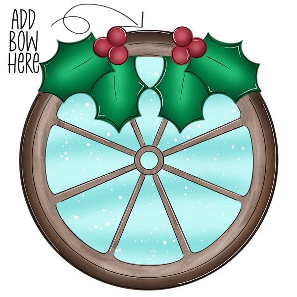 WHD Winter Holly Wagon Wheel