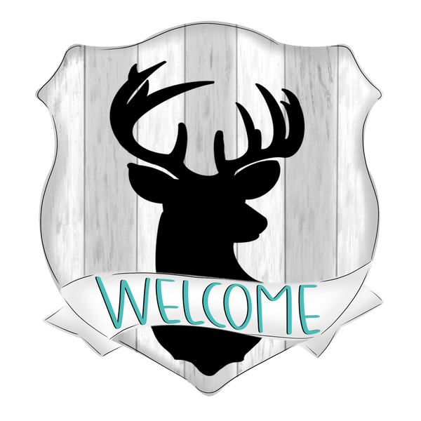 WHD Welcome Deer Mount Banner