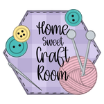 WHD Welcome to Craft Room Hexagon Frame