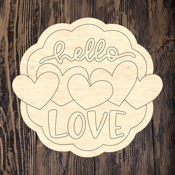 ABL Hello Love Plaque