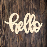 ABL Hello Scallop Round With Print