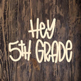 ABL Hey Fifth Grade Pattern