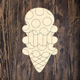 ABL Icecream Cone 3 With Print