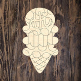 ABL Icecream Cone 3 With Print