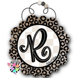 ABL Monogram Scallop Round With Print