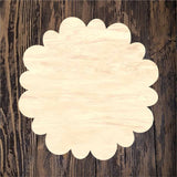 ABL Monogram Scallop Round With Print