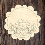 ABL Oh Holy Night Scallop Round