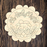 ABL Oh Holy Night Scallop Round