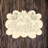 ABL Thankful Pumpkin Plaque