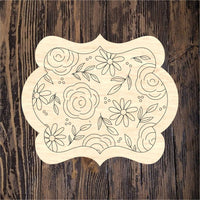 ABL Welcome Floral Plaque 1