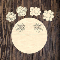 ABL Welcome Floral Round Attachment Bundle