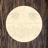 ABL Welcome Floral Round Base