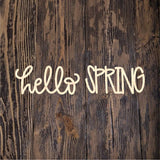 ASH Hello Spring Flower Round