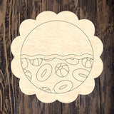 ASH Hello Sunshine Scallop Round