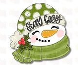 ASH Stay Cozy Snowman Head