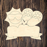 ASH Sunshine Flip Flops Summer Plaque