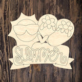 ASH Sunshine Flip Flops Summer Plaque