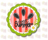 ASH Sweet Summer Watermelon Scallop Round