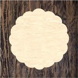ASH Welcome Scarecrow Scallop Round