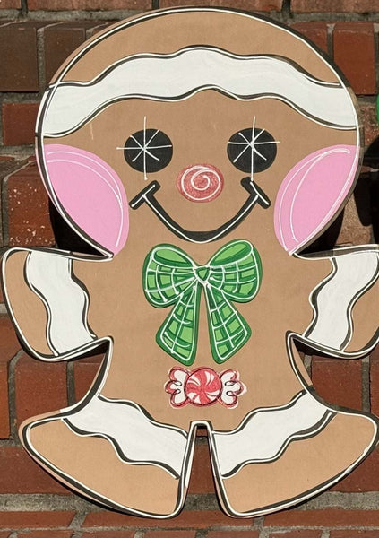 QMC Gingerbread Boy With Bow Tie