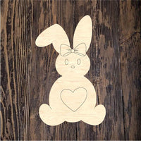 Bunny with Heart and Bow 1