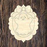 CBK Cute Ghost Frame With Bow