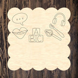 CBK Speech Therapy Scallop Square