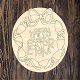 CRG Happy Easter Carrot Plaque