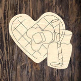 CRG Heart Waffle Milk