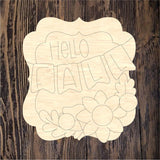 CRG Hello Fall Plaque