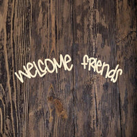 CRG Welcome Friends Snowman Plaque