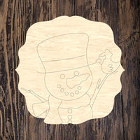 CRG Welcome Friends Snowman Plaque