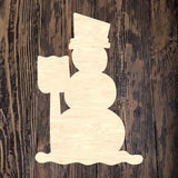 DBD Welcome Friends Snowman Stack