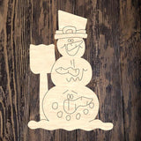 DBD Welcome Friends Snowman Stack