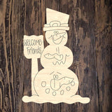 DBD Welcome Friends Snowman Stack