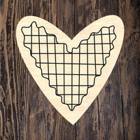 DDS Checkered Board Heart